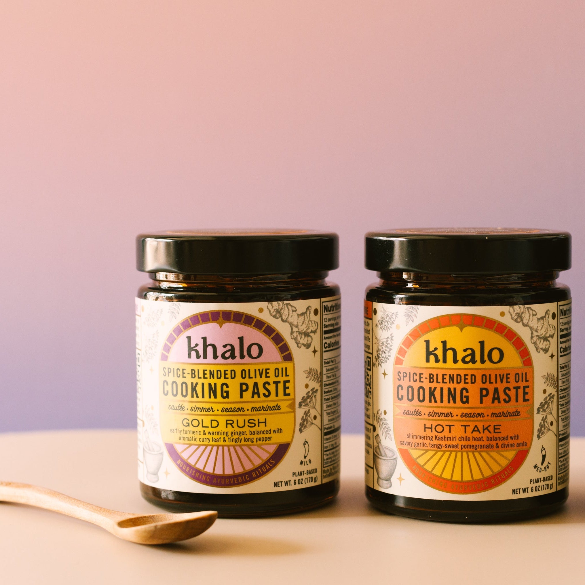 Khalo Spicy and Savory Seasoning Paste Duo Pack (Save 9%!)